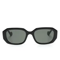 Солнцезащитные очки в геометричной оправе с декором Double G