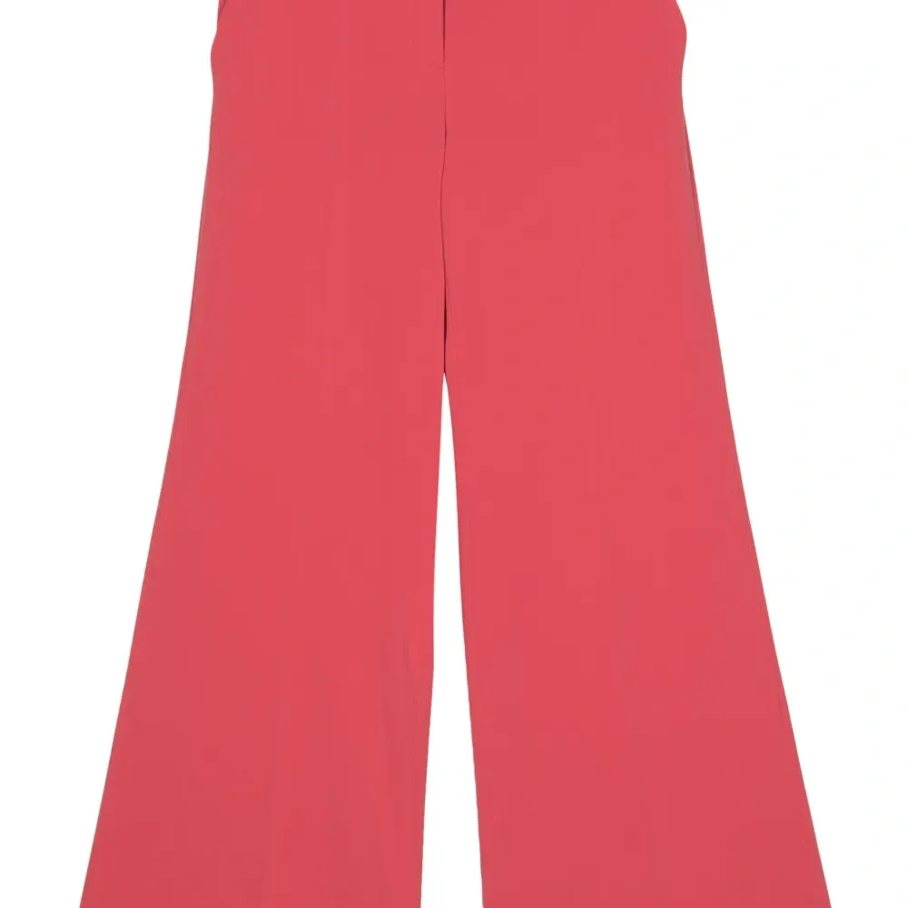 Брюки палаццо со складками