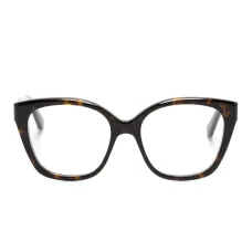 Очки в квадратной оправе черепаховой расцветки Очки в квадратной оправе черепаховой расцветки