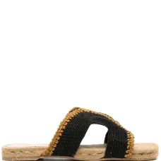 Сандалии Pura с люрексом