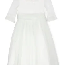 Платье из тюля с поясом