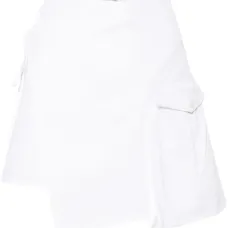 Юбка мини асимметричного кроя Юбка мини асимметричного кроя