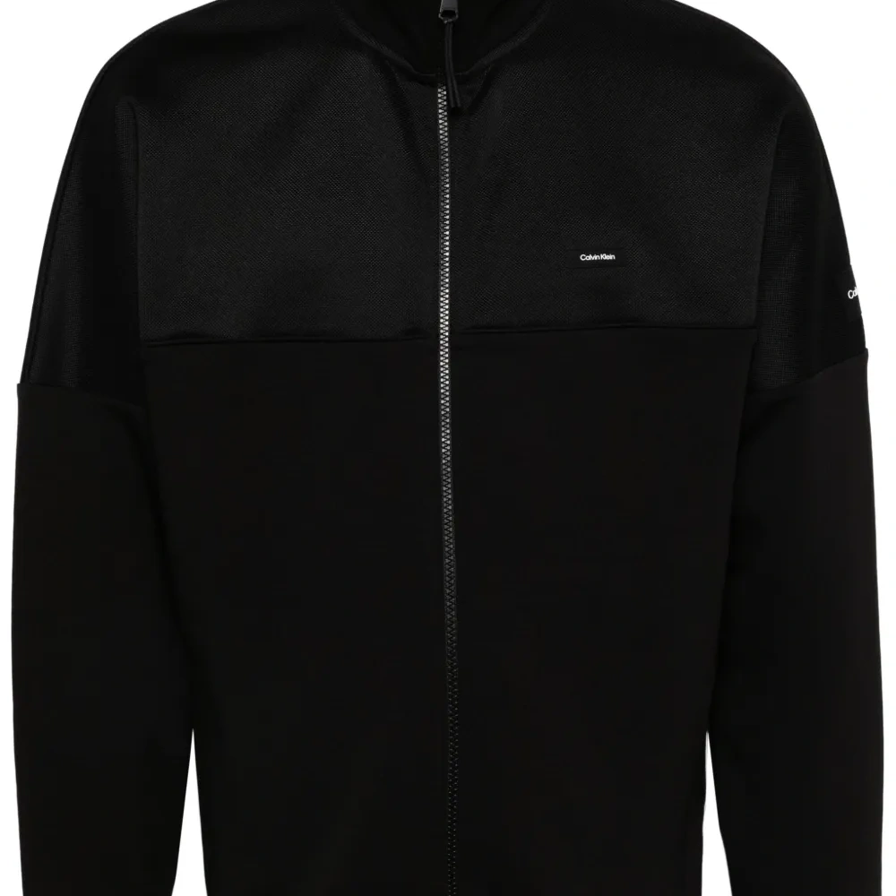 Толстовка на молнии с нашивкой-логотипом