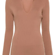 Джемпер в рубчик