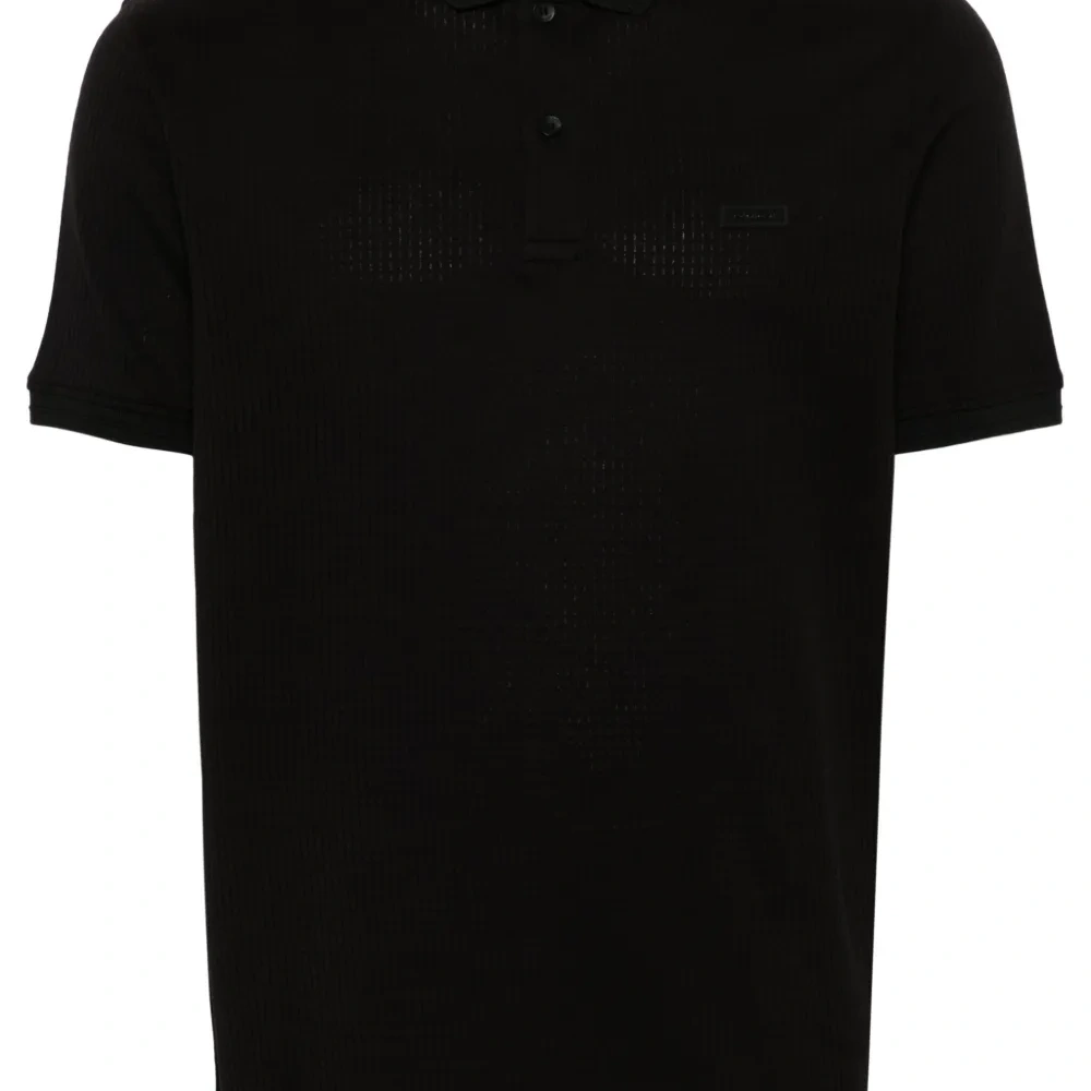 Рубашка поло с нашивкой-логотипом