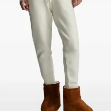 Спортивные брюки с манжетами в рубчик