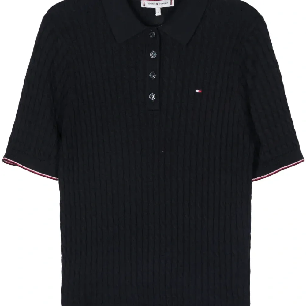 Трикотажный топ с вышитым логотипом