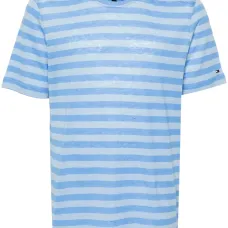 Полосатая футболка с вышитым логотипом