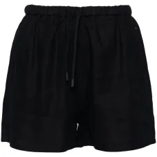 Прямые шорты с завышенной талией