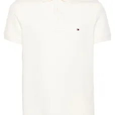 Рубашка поло с полосками на воротнике