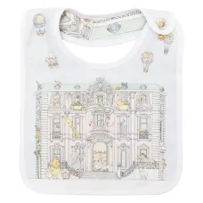 Атласный нагрудник с принтом Monceau Mansion