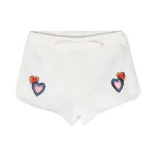 Короткие шорты с нашивками