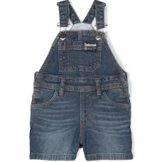 Короткий джинсовый комбинезон