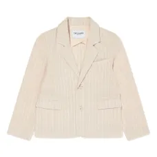 Однобортный блейзер в тонкую полоску