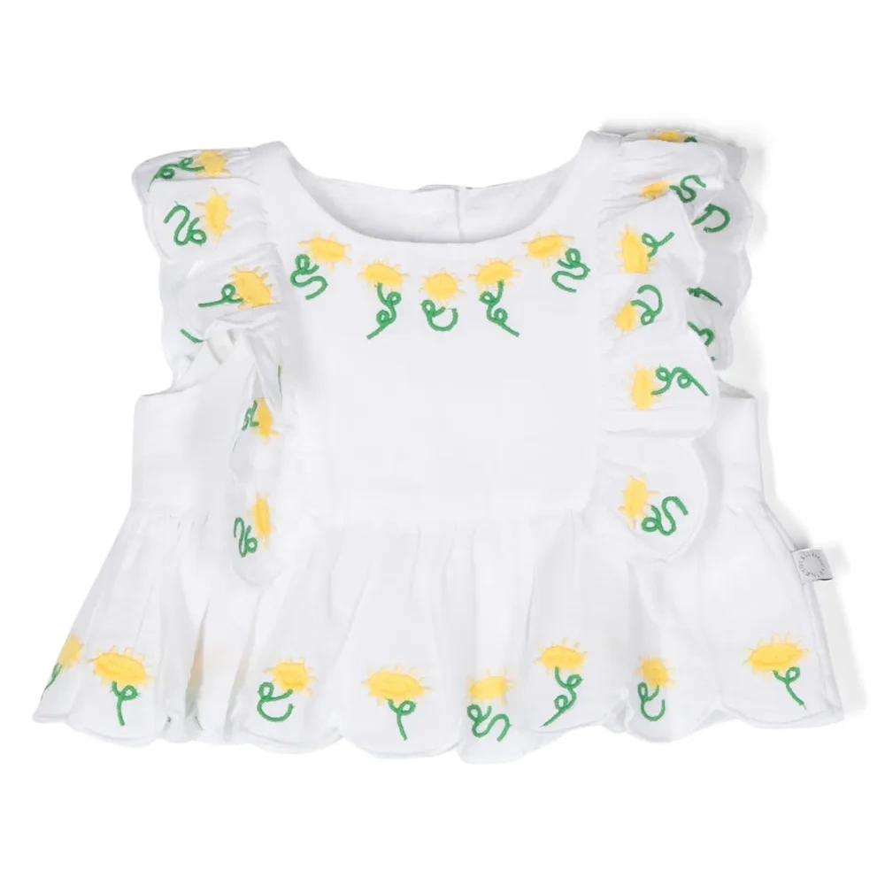 Платье с цветочной вышивкой