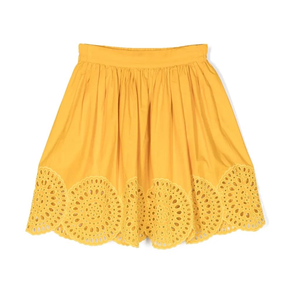 Юбка с английской вышивкой