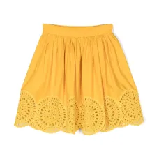 Юбка с английской вышивкой