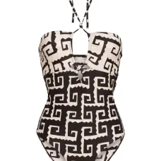 Купальник Ola с вырезом халтер