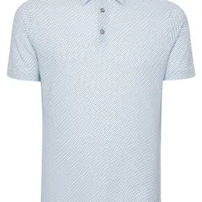 Рубашка поло с геометричным принтом