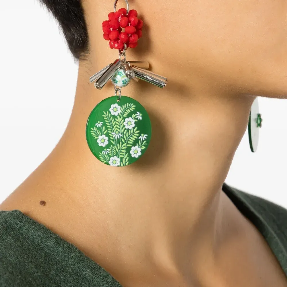 серьги с подвесками