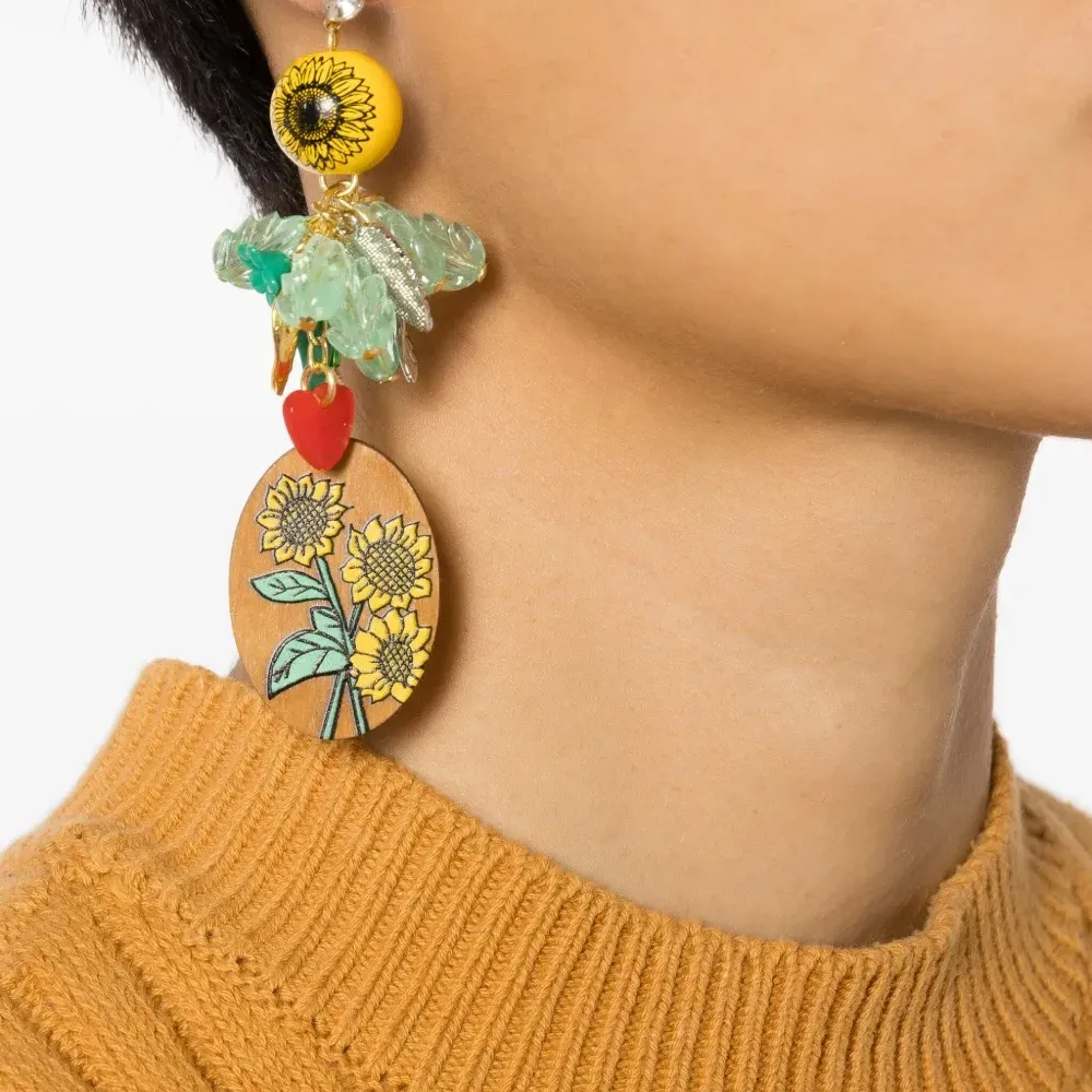 серьги с подвесками