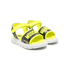 Сандалии с вышитым логотипом Сандалии с вышитым логотипом