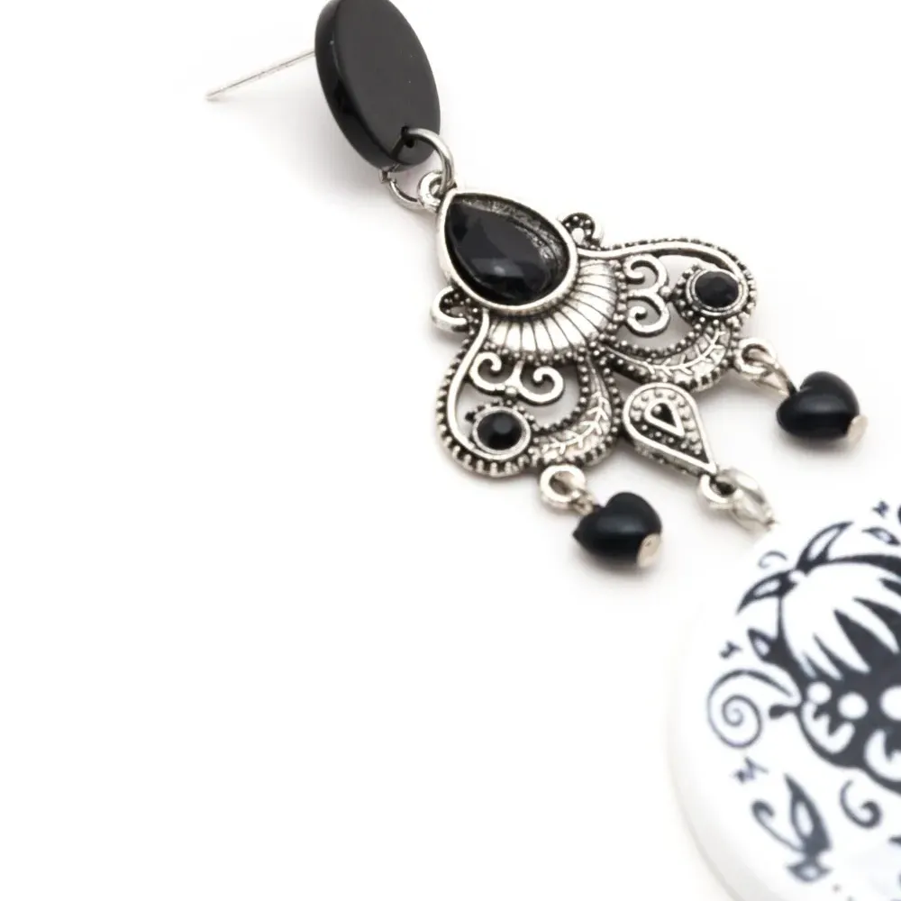 Комплект из колье и серег