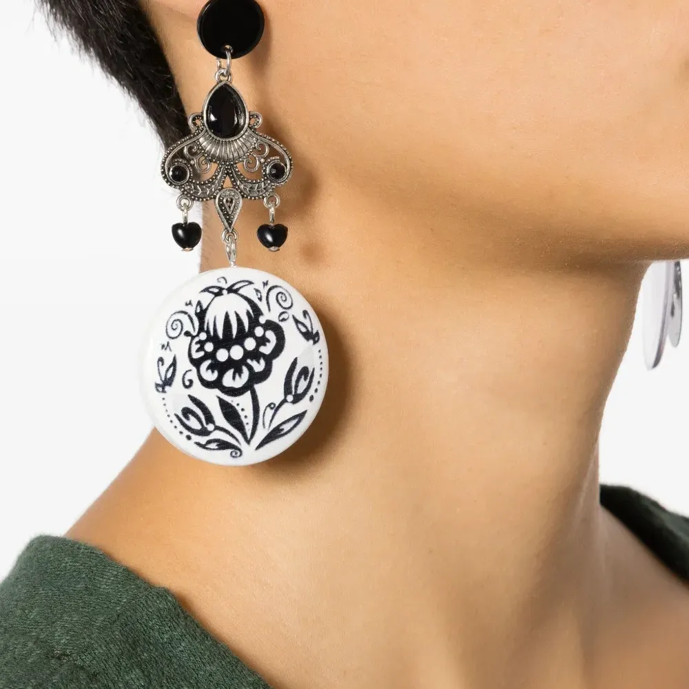 Комплект из колье и серег