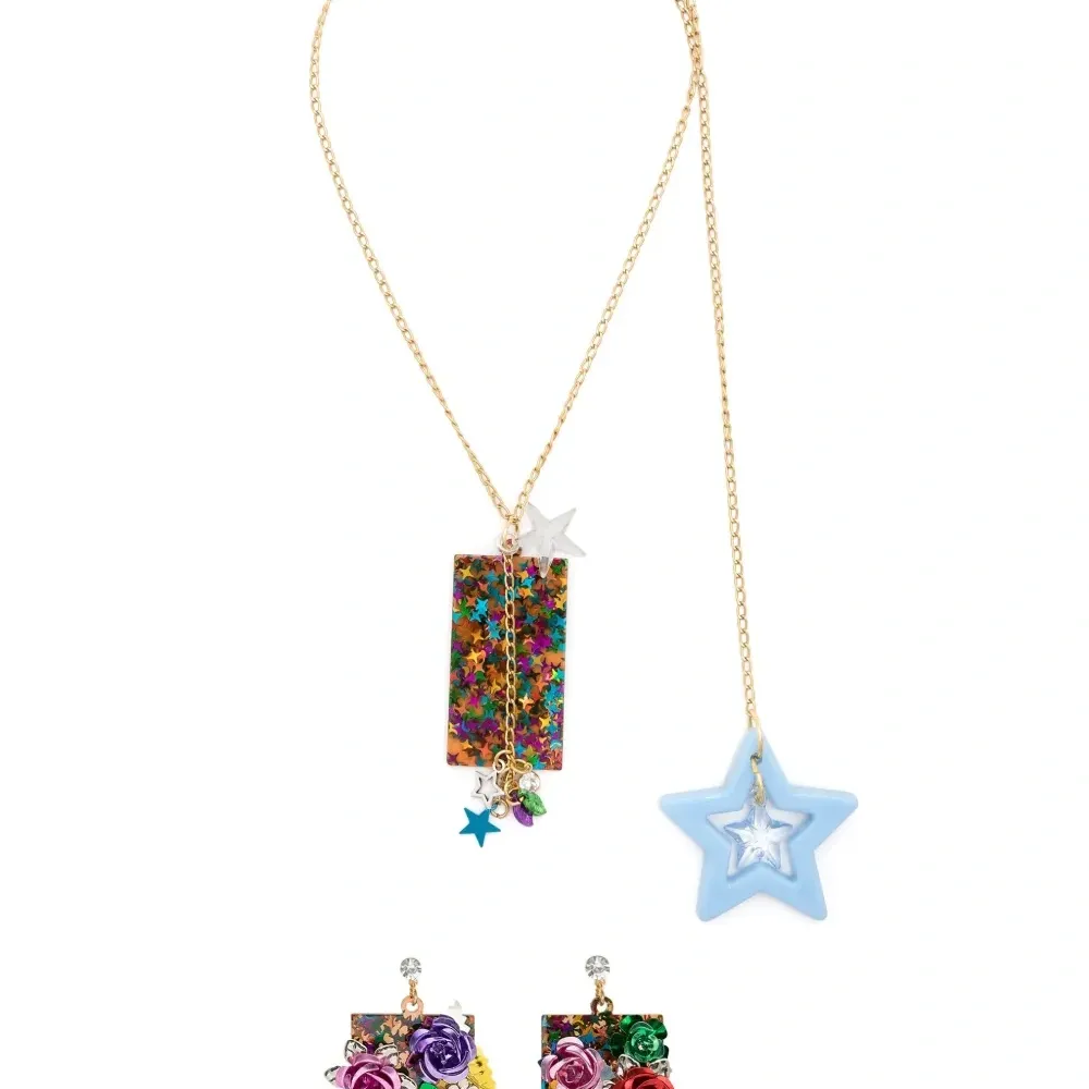 Комплект из колье и серег