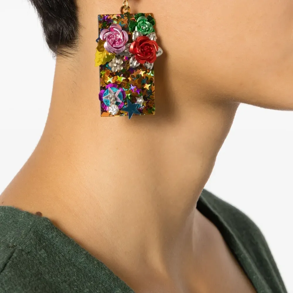 Комплект из колье и серег