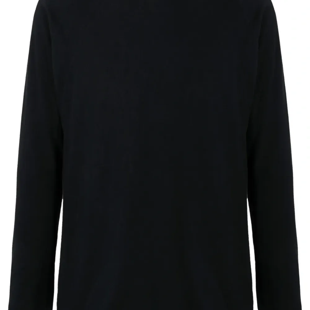 Футболка с длинными рукавами и необработанным краем