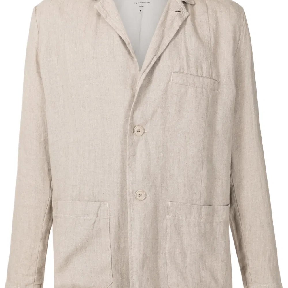 Льняная куртка-рубашка