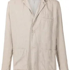 Льняная куртка-рубашка