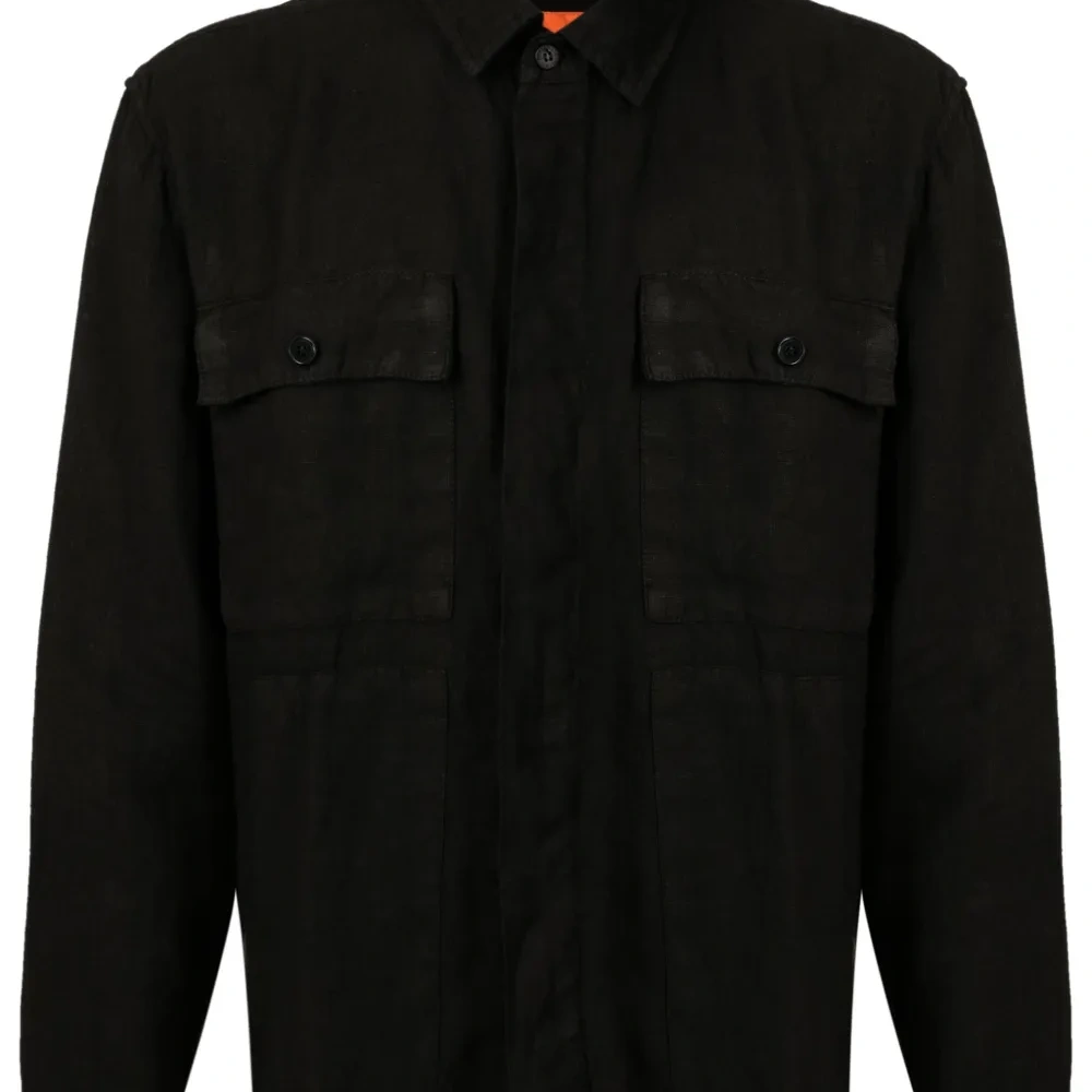 Рубашка с нашивкой-логотипом