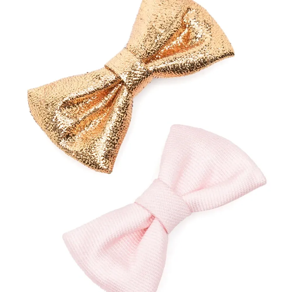 Комплект из двух заколок для волос с бантом