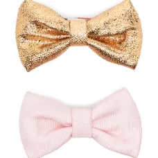 Комплект из двух заколок для волос с бантом