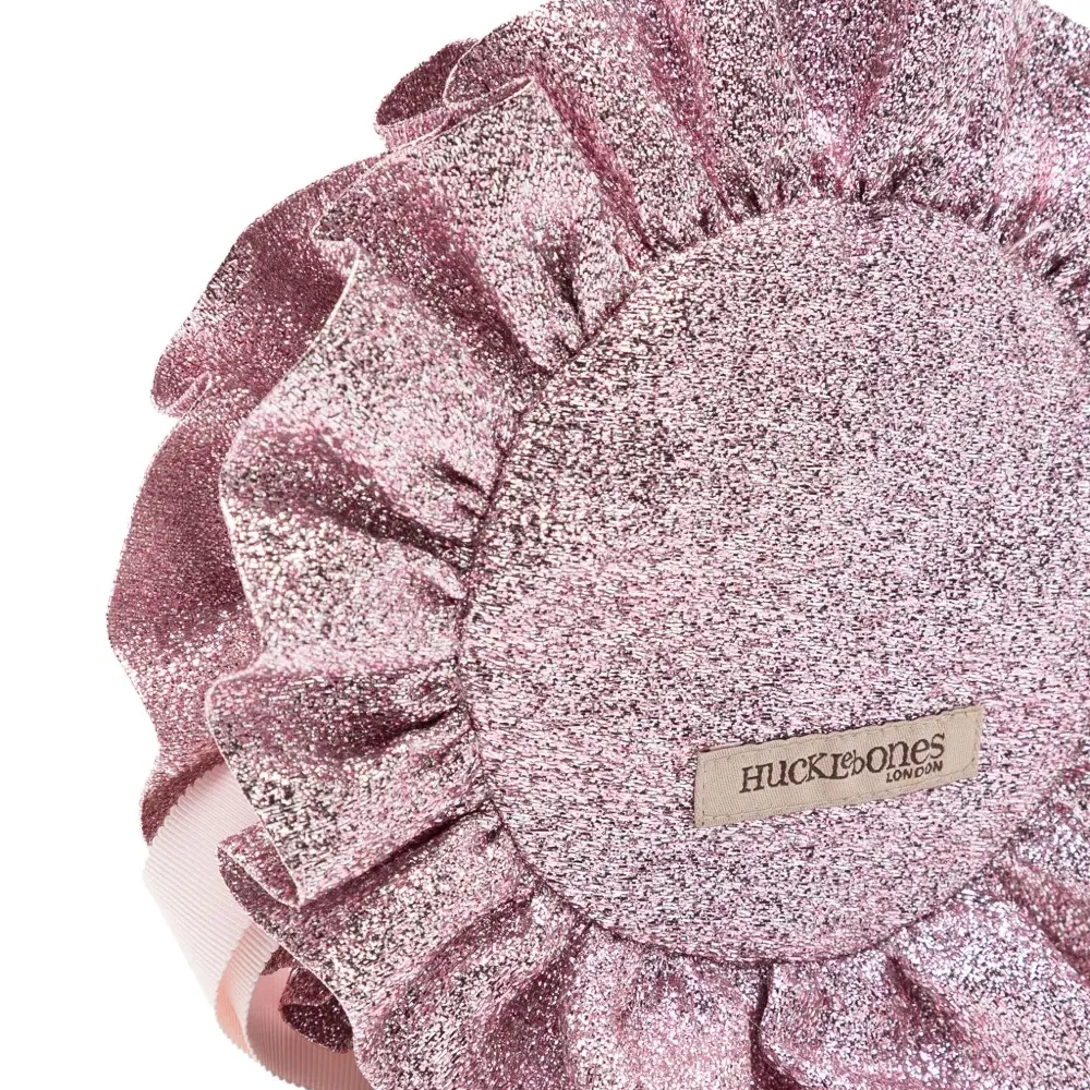 Сумка через плечо Rosette с эффектом металлик