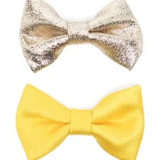 комплект из двух заколок для волос с бантом