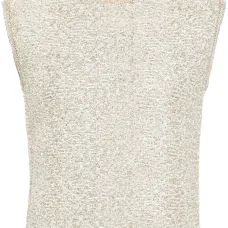 топ из ткани букле с люрексом