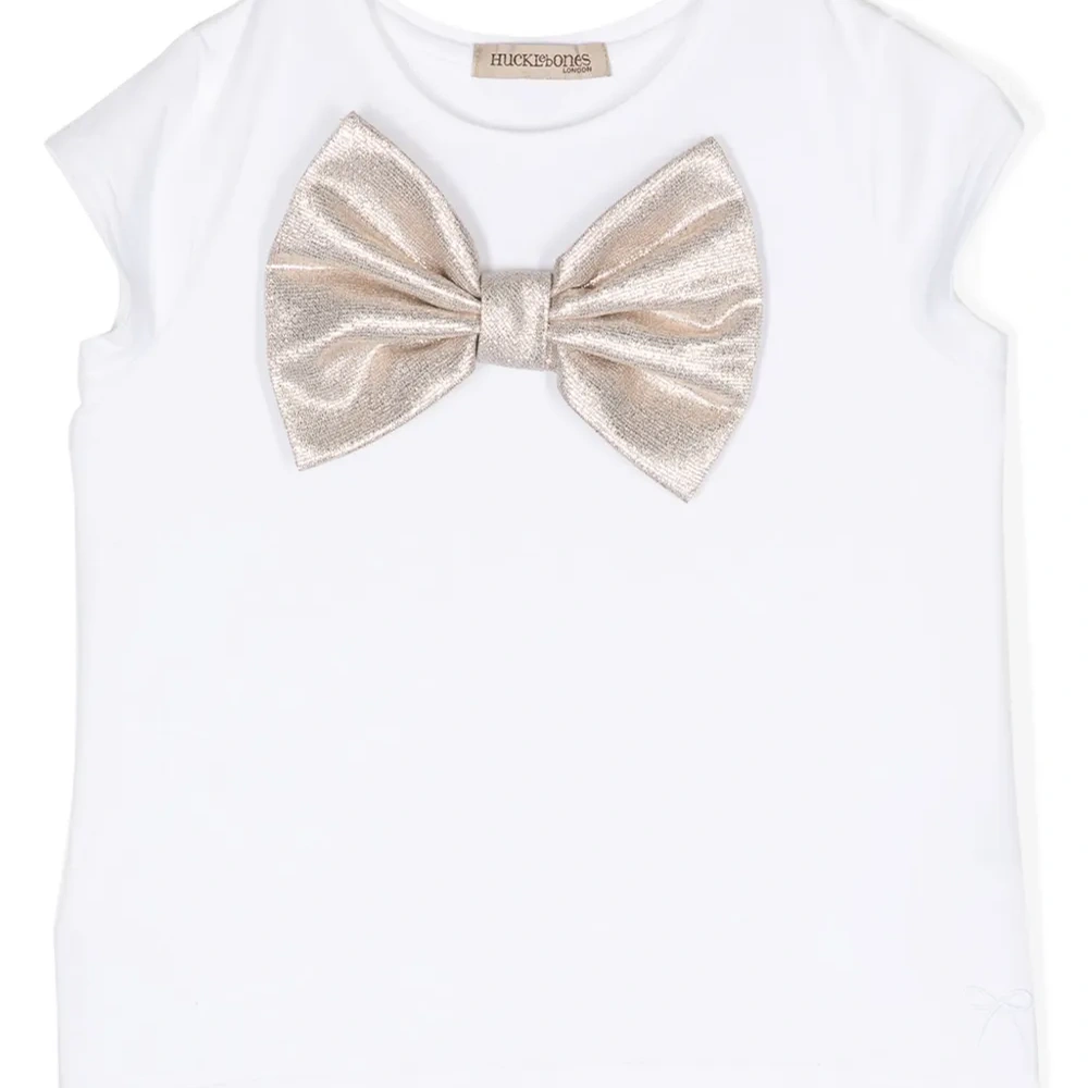 Футболка из джерси с бантом