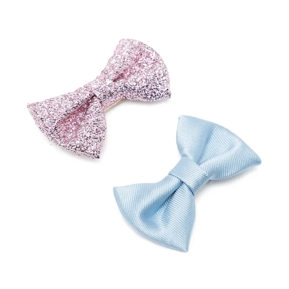 комплект из двух заколок для волос с бантом комплект из двух заколок для волос с бантом