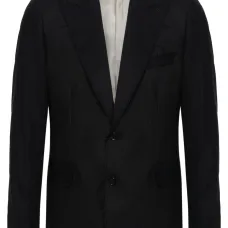 Шерстяной пиджак в тонкую полоску