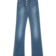 Джинсы bootcut с завышенной талией