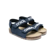 Сандалии на липучках с вышитым логотипом