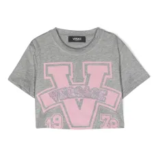 Укороченная футболка с логотипом Укороченная футболка с логотипом