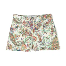 Твиловые шорты с принтом пейсли