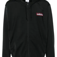 Худи на молнии с вышитым логотипом Худи на молнии с вышитым логотипом