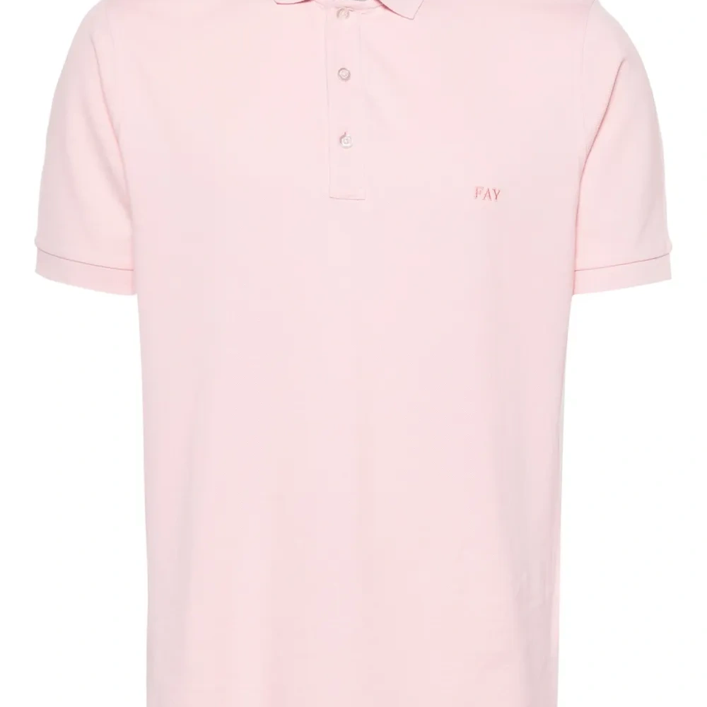 Рубашка поло с вышитым логотипом