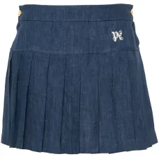 Юбка с вышитым логотипом