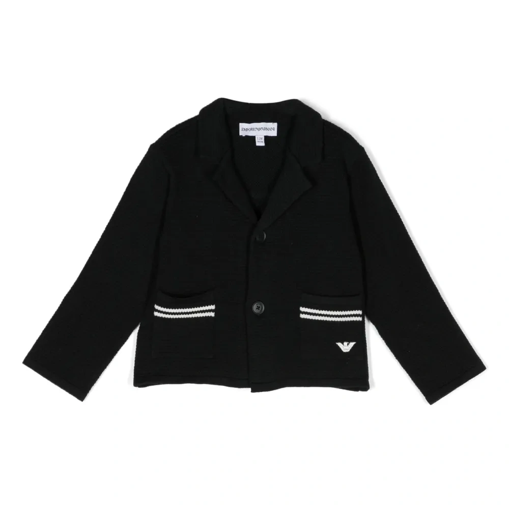 Фактурный кардиган с заостренными лацканами